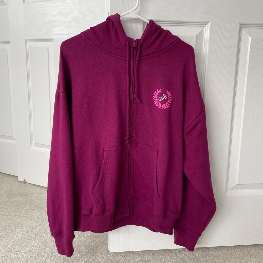 Brand new pink hoodie jacket